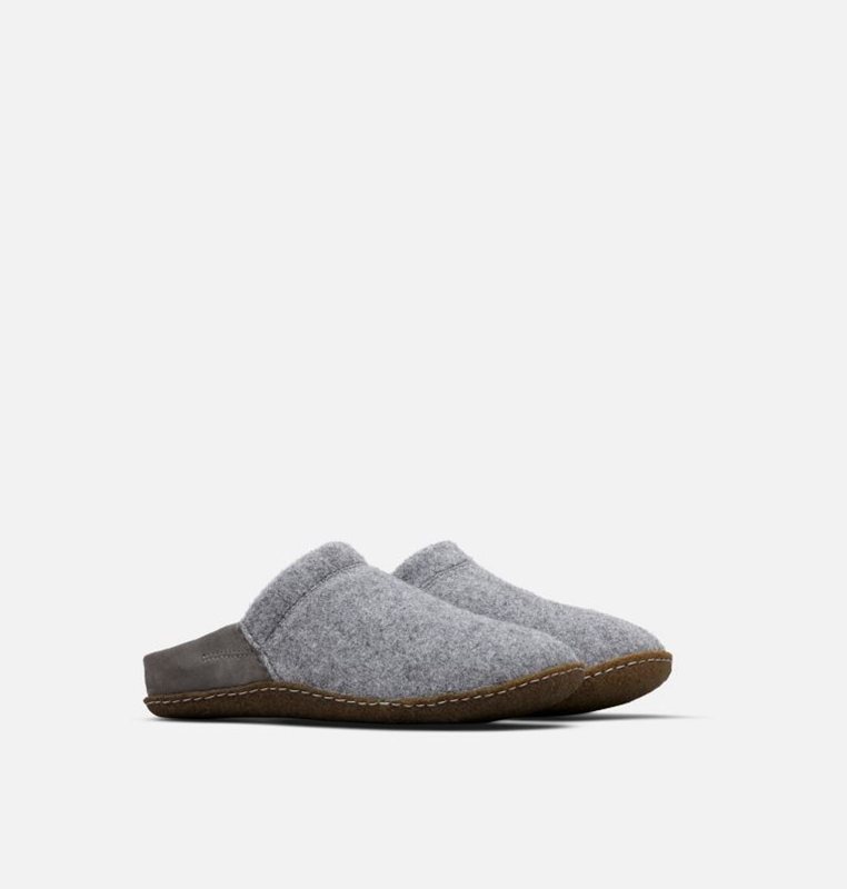 Womens Slippers Grey - Sorel Nakiska™ Scuff - 587012-NWZ